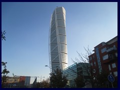 Västra Hamnen 2014 - Turning Torso, Scandinavia's tallest building (190m, 57 floors, built 2005).